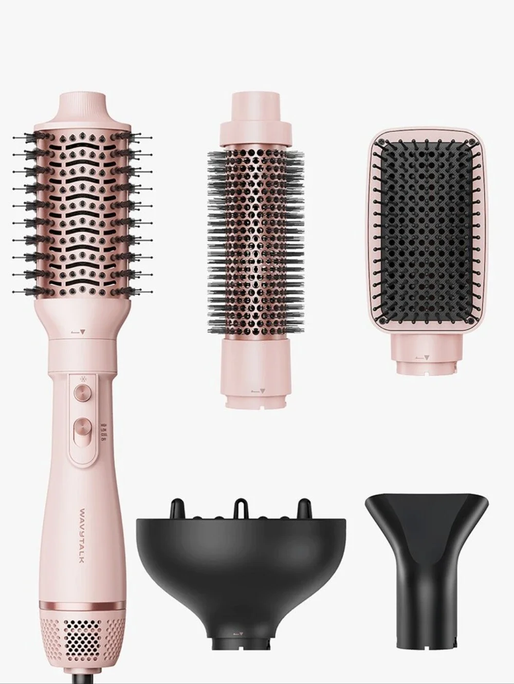 Wavytalk Air Sculpt 5-in-15-in-1 Hot Air Brush Set PINK